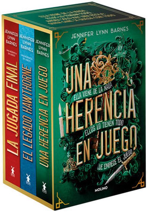 Molino - Estuche Una Herencia En Juego (3 Tomos) - J Lynn Barnes