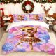thumbnail image 1 of Coffee Cup Ballet Vibrant Floral and Ethnic Print Duvet Cover Set Soft Duvet Cover + 2 Pillowcases Suitable for All Seasons Ideal for Home Bedroom and Guest Roo, 1 of 1