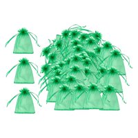 Magideal - 100 Uds Árboles Frutales Bolsa De Malla Con Cubierta , Bolsas De Árboles , Bolsas De Malla De Malla Con Cordón Para Jardín 13Cmx18Cm Verde