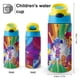 thumbnail image 2 of Charlie y la ciudad de los colorforms Botella de Agua con Tapa Pop Top de Un Toque, Acero Inoxidable, a Prueba de Fugas, para Deportes, Botella Infantil azul 12 oz, 2 of 6