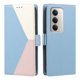 thumbnail image 4 of Funda Libro Tricolor para Xiaomi Redmi 15 con Ranuras para Tarjetas, Azul Claro, 4 of 6