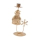 thumbnail image 3 of Candelabro De Vela Cónica Candelabro De Granja Año Nuevo Hogar Navidad Candelabro Muñeco De Nieve Copo De Nieve, 3 of 5