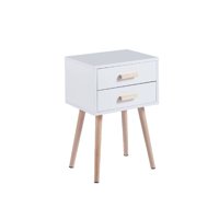 Moad - Velador Eames Doble Blanco