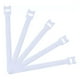 thumbnail image 1 of 20x Pack Amarra Cable Organizador Reutilizable Velcro Cintas blanco, 1 of 7