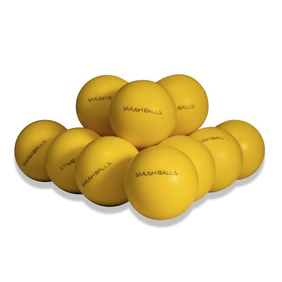 Bolas de béisbol SMUSH BALLS tamaño reglamentario (amarillas, 60)