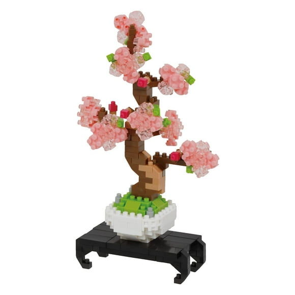 Kit de construcción KAWADA nanoblock Culture Bonsai Sakura 250 piezas