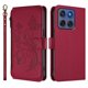 thumbnail image 2 of Funda Cartera Mariposa para [Motorola Edge 2025 5G] con Soporte y Cremallera Rojo, 2 of 6