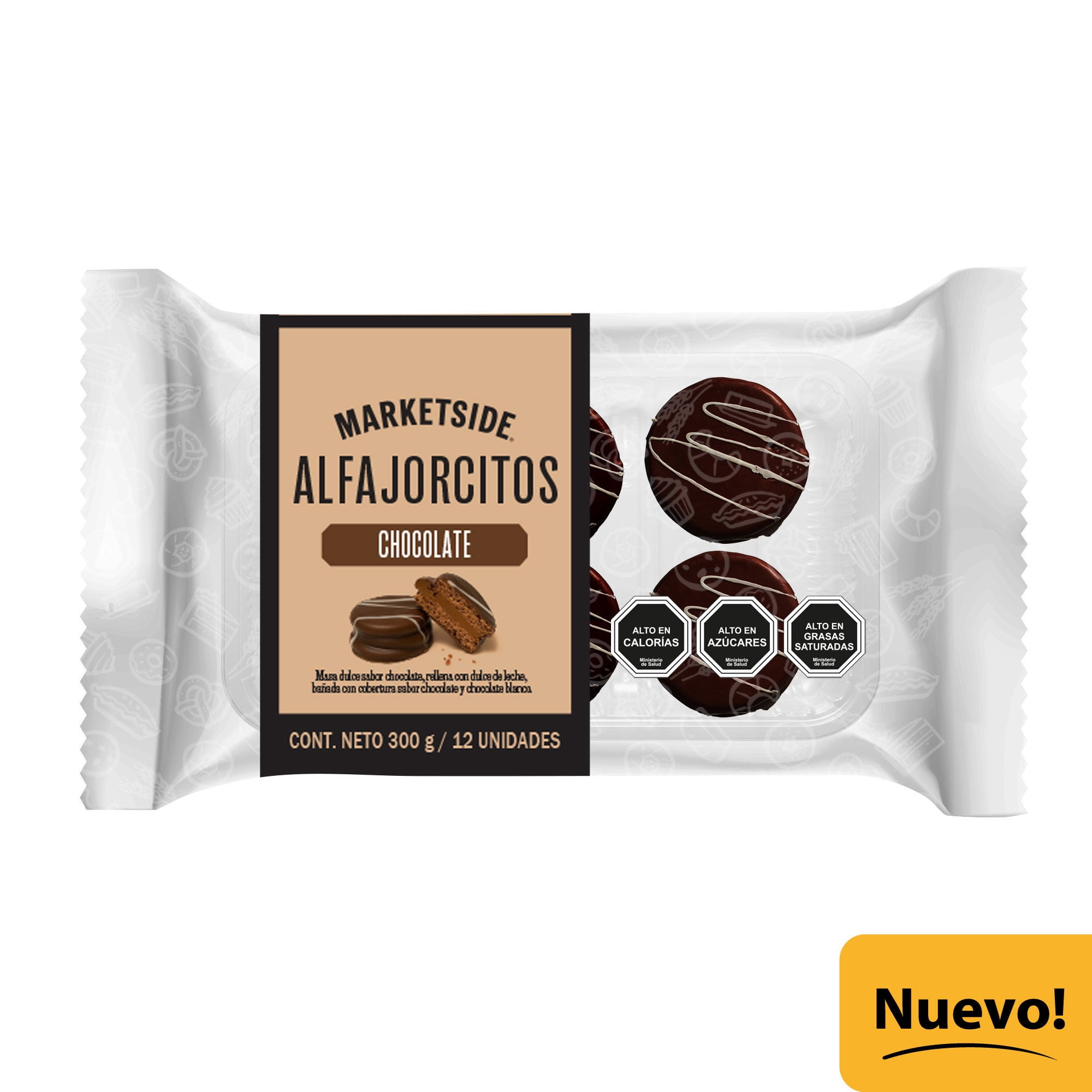 Alfajorcito Chocolate 12u 300 g Marketside