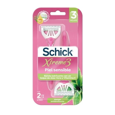 Pack Máquina De Afeitar Xtreme3 Sensitive 1 Un Schick