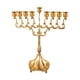 thumbnail image 4 of Portavelas De 9 Ramas Candelabro Hanukkah Menorah Para Decoración De Boda Aureate, 4 of 5