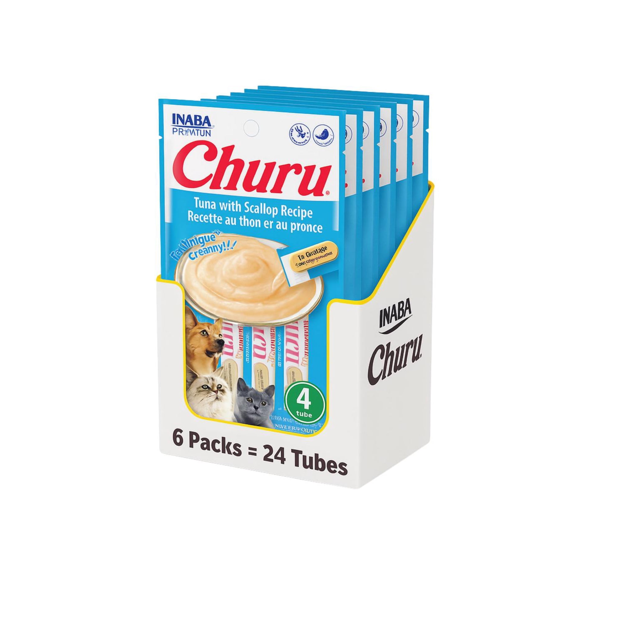 Churu Cat Atún y Vieira 14g x4 | Pack 6 Unidades