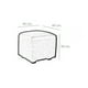thumbnail image 3 of Sofa 2 Pouf Polaris Tela Gris, 3 of 3