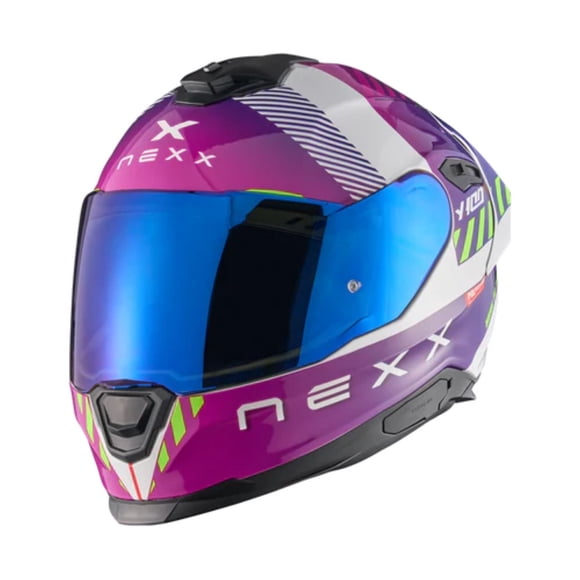 Casco para moto Nexx Y.100R FADE PURPLE.WHITE S