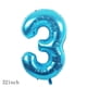 thumbnail image 2 of Set De 11 Globos Azules Para Fiesta De 3er Cumpleaños, 2 of 5
