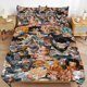 thumbnail image 1 of Dragon-Ball Dragon Ba-ll Dragon-Ball Dragon Ba-ll Bedding Set Sheet Set for Kids Adults,All Season Lightweight, 1 of 5