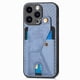 thumbnail image 4 of Funda Resistente para iPhone 15 Pro con Tarjetero y Soporte, Diseño Magnético Azul, 4 of 5