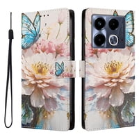 Foxdock Funda Tipo Cartera Para Infinix Note 40 5G Con Soporte Y Correa – Diseño De Patrones Lindos