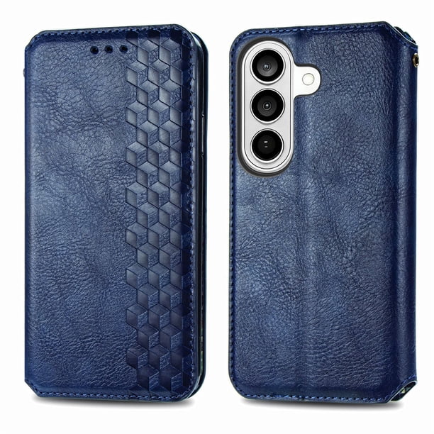 FOXDOCK Funda para Samsung Galaxy S26 Pro | Soporte Ajustable y Billetera Integrada-azul