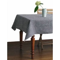 Genérico - Mantel Cuadros Lino Rectangular 140X220