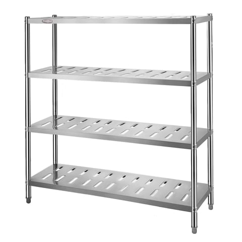 Prochef - Estante 4 Bandejas Perforadas 150X50X155 Cm. Acero Inox