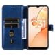 thumbnail image 5 of Funda Billetera para Realme C31 4G con Porta Tarjetas y Soporte Ajustable Azul, 5 of 6