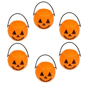 Genérico - 6 Cubos De Calabaza De Halloween, Decoración De Utilería Para Favores, Banquetes, Vacaciones