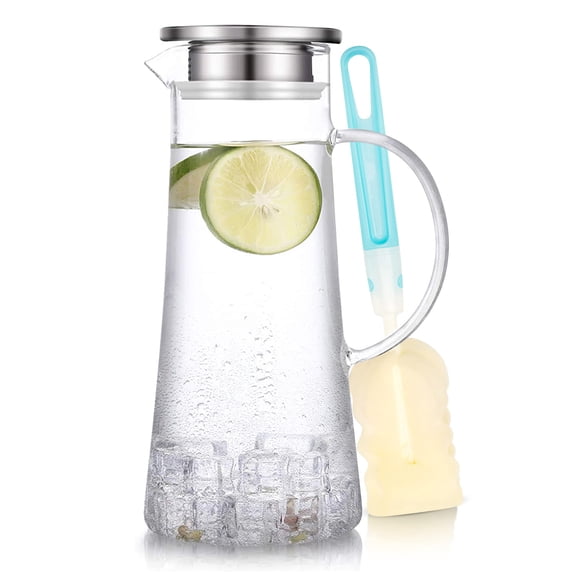 Jarra SUSTEAS 1,5 L de vidrio con tapa y asa