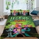 thumbnail image 2 of La Búsqueda de la Leyenda Conjunto de sábanas temático, trío de piezas, cómodo y amigable con la piel, diseño único, regalo de decoración para el hogar para familiares, amigos y fans, 90 cm * 190 cm, 2 of 6