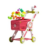 Magideal - Carro De Compras De Juguete Para Niños. Los Niños Simulan Tener Un Carrito De Compras. Carrito De Compras Fun Mart Para Niños A Partir De 3 Años. Niño Con Accesorio De Juego