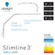 thumbnail image 2 of Lámpara de mesa Daylight Company Slimline 3 LED 1.065 lúmenes, 2 of 7