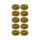 thumbnail image 1 of Pack 10 Virutillas Espiral Doradas | Ideal para Ollas, Vidrios y Utensilios, 1 of 2