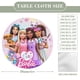 thumbnail image 2 of Barbie-theme Fitted Round Tablecloths Elastic Edged Table Covers Waterproof Table Cloth for Kitchen Holiday Party Tables Decor 150cm, 2 of 6