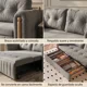 thumbnail image 5 of Sofa Cama 3 Cuerpo Con Alcenamiento Cama De 2 Plazas, 5 of 8