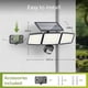 thumbnail image 5 of Luz solar de seguridad Philips 302 LED 1200 lm con sensor PIR IP65, 5 of 7