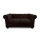 thumbnail image 1 of Sofa Florencia 2C Tela Velvet Chocolate, 1 of 4