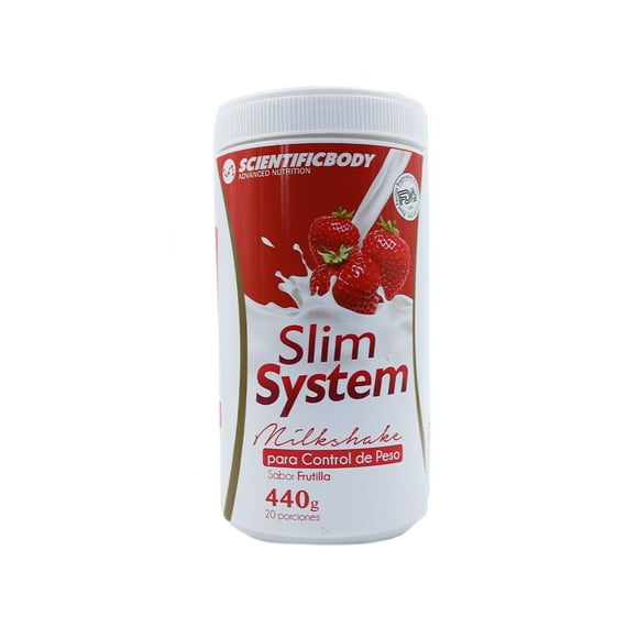 Slim System Milkshake Frutilla 440g - Scientific Body