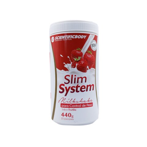 Slim System Milkshake Frutilla 440G - Scientific Body