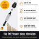 thumbnail image 3 of Taladro manual Pin Vise Craft911 manual con 18 brocas de 0,8 a 2,5 mm, 3 of 7