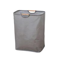 Magideal - Cesta Grande Plegable Para La Colada, Cesta De Almacenamiento Para Armario, Cesta Independiente Para Ropa Sucia, Cesta Para La Colada Para Dormitorio, Gris