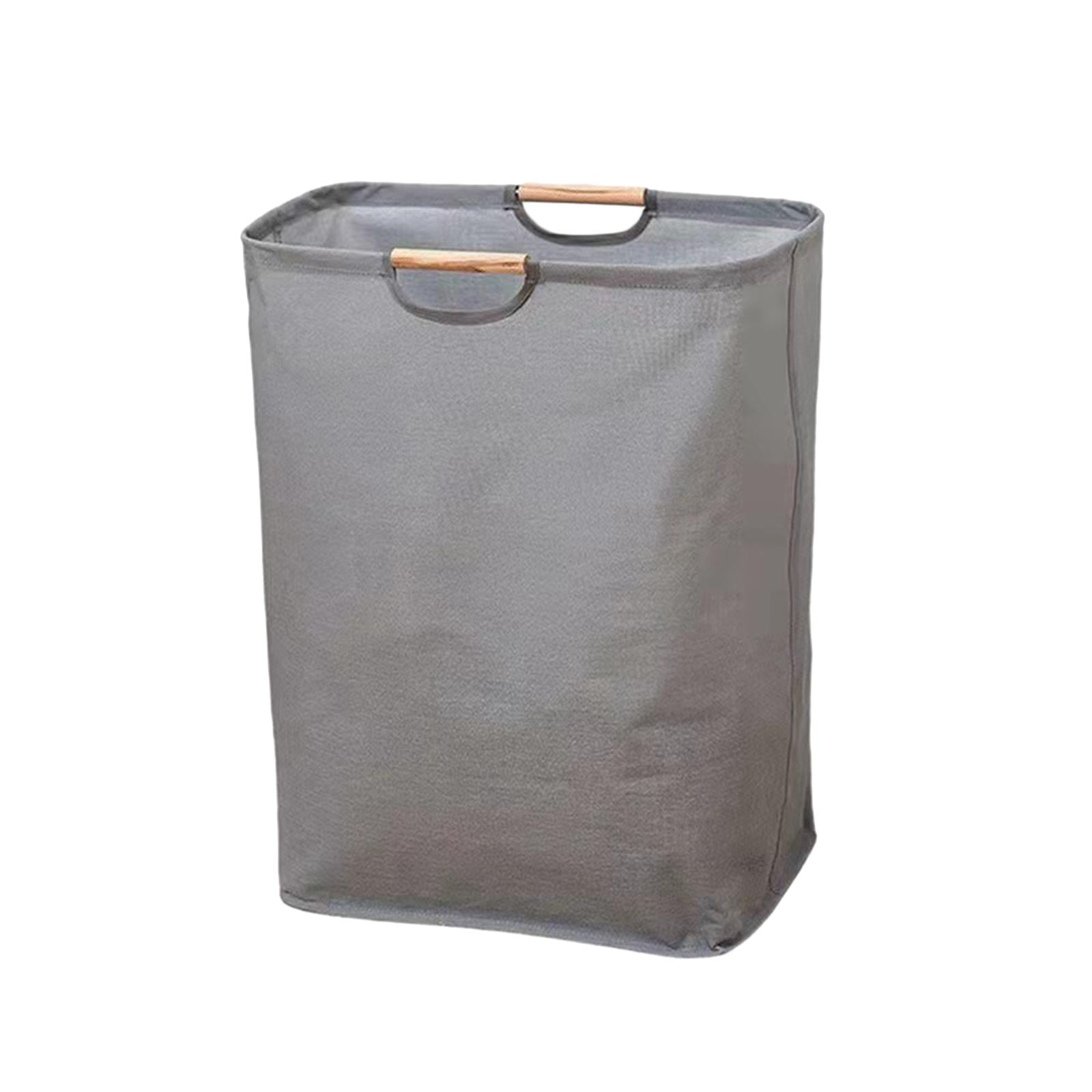 Magideal - Cesta Grande Plegable Para La Colada, Cesta De Almacenamiento Para Armario, Cesta Independiente Para Ropa Sucia, Cesta Para La Colada Para Dormitorio, Gris