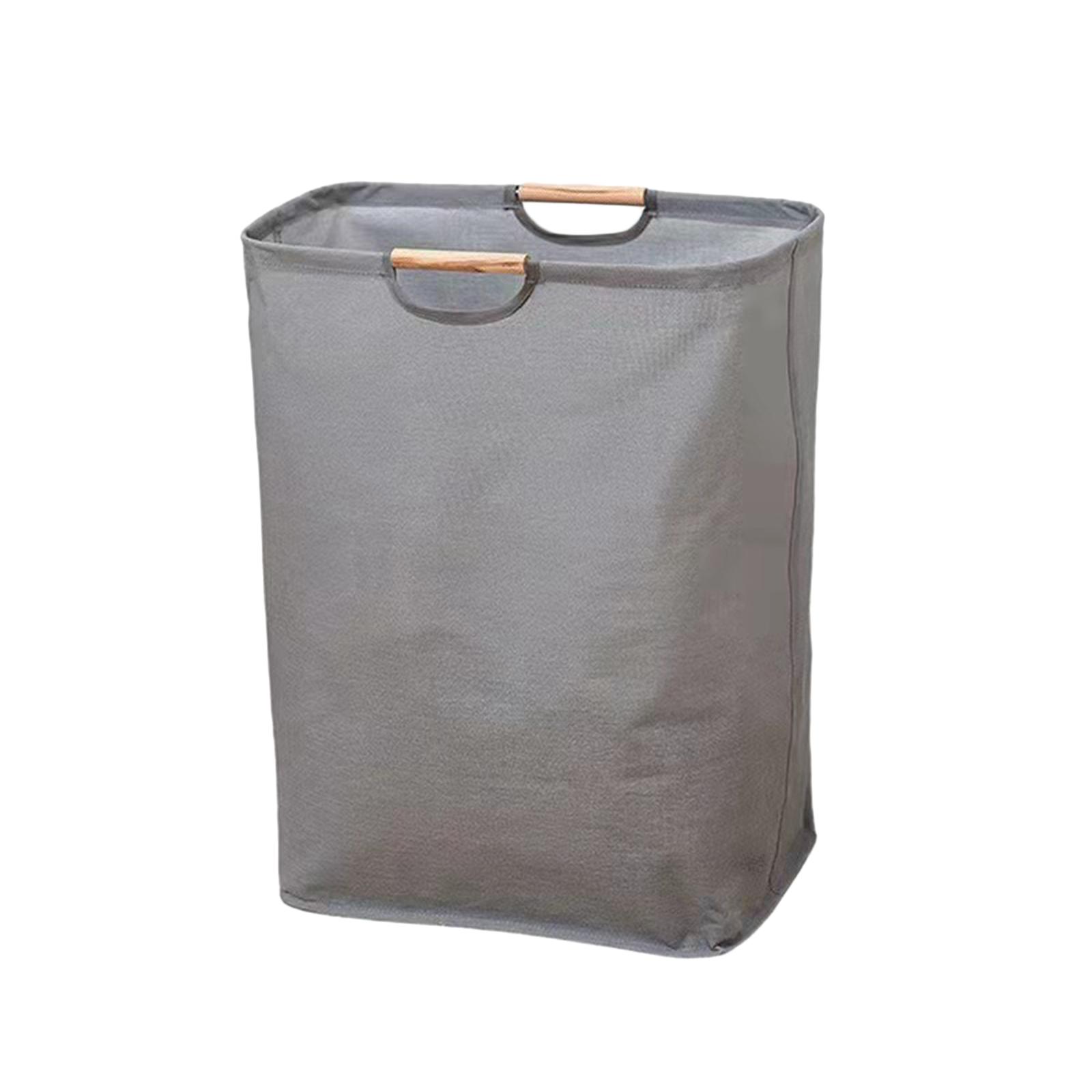 Magideal - Cesta Grande Plegable Para La Colada, Cesta De Almacenamiento Para Armario, Cesta Independiente Para Ropa Sucia, Cesta Para La Colada Para Dormitorio, Gris