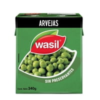 Arvejas Caja Drenado 205 G - Neto 340 G Wasil