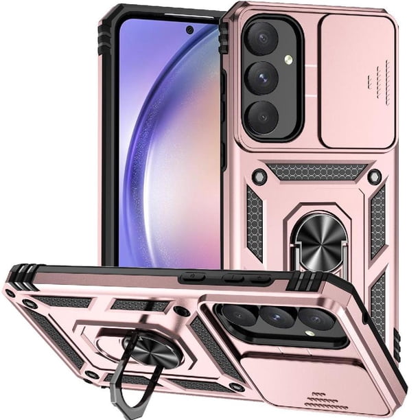 Estuche GANGXUN para Samsung Galaxy A55 5G, soporte giratorio 360°, estilo mecánico y magnético