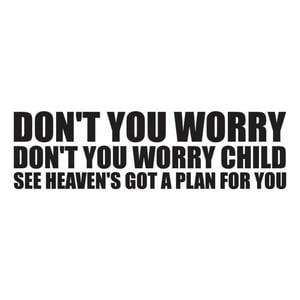 Rienda Libre Graphics - Decomural Don'T You Worry Child Swedish House Mafia Ws-41030