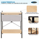 thumbnail image 3 of Velador 2 Niveles Carry All Línea Minimalist 1 Cajón Marco Metálico Cubierta Madera, 3 of 6