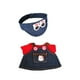 thumbnail image 3 of Conjunto De Ropa Para Muñeca De Peluche, Conjunto De Falda Vaquera, Bonito Accesorio Para El Cabello Hecho A Mano, Vestido De Muñeca, Camiseta Roja, 3 of 3
