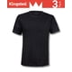 thumbnail image 3 of Camiseta Para Hombre Manga Corta Cuello Redondo Negra (paquete De 3), 3 of 5