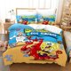 thumbnail image 1 of x321 Bed SheetsCute Cartoon Spongebobs Character Printed Bedding Set Duvet Cover Sets Pillowcase AU EU US Twin Super Size 3-Piece Bedding Set (1 Duvet Cover + 2 Pillow Shams) nj321, 1 of 5