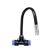 Magideal - Boquilla De Rociador Con Boquilla De Nebulización En T, Rociador De Atomización De Tubo Flexible, Regadera De Plantas Para Riego De Plantas Y Jardín Tubo De 20 Cm.