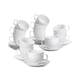 thumbnail image 1 of Juego de tazas de café Brew To A Tea 240 ml, 12 piezas, blanco, 1 of 8